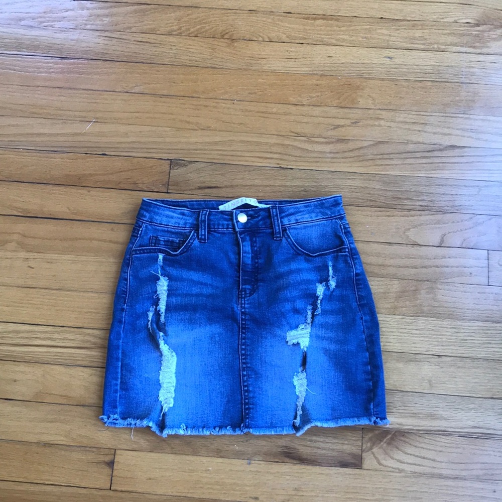 Blue jean skirt
